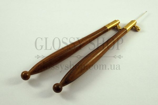 Ручка для люневильского крючка из бомбейского черного дерева